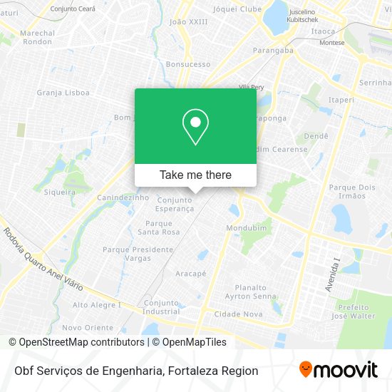 Obf Serviços de Engenharia map