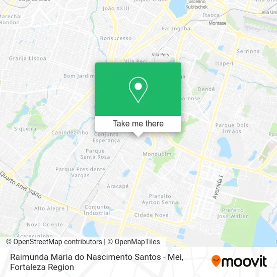 Raimunda Maria do Nascimento Santos - Mei map