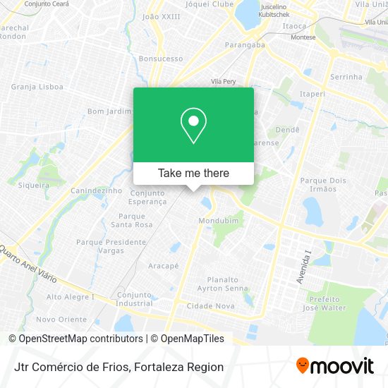 Jtr Comércio de Frios map