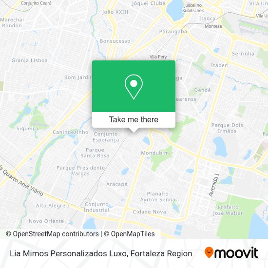 Lia Mimos Personalizados Luxo map