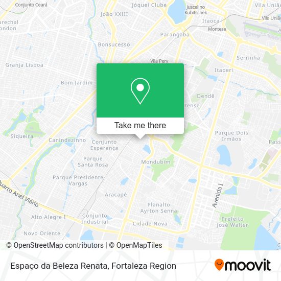 Espaço da Beleza Renata map
