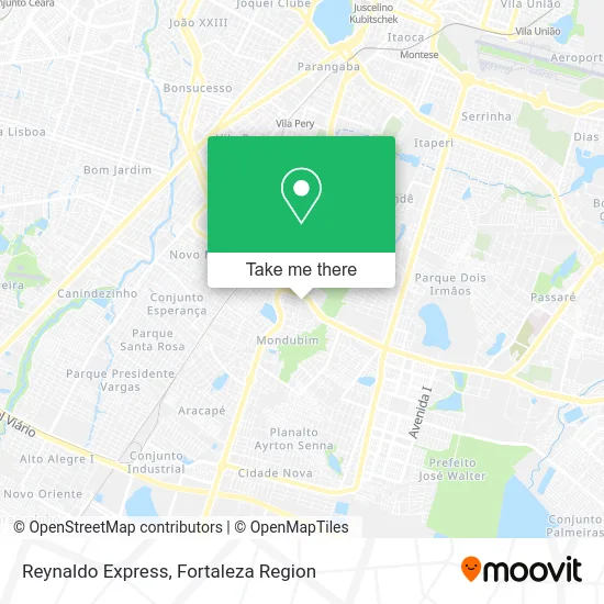Reynaldo Express map