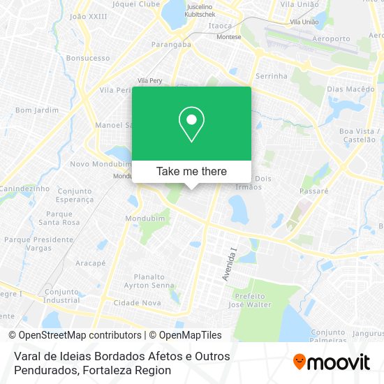 Varal de Ideias Bordados Afetos e Outros Pendurados map
