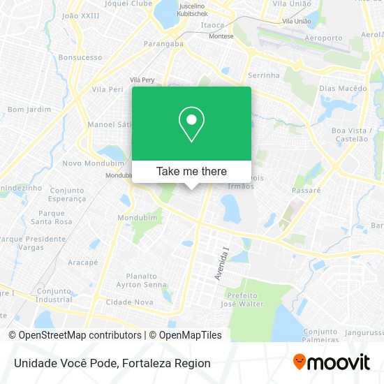 Unidade Você Pode map