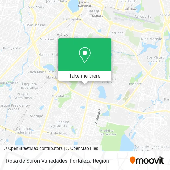 Rosa de Saron Variedades map