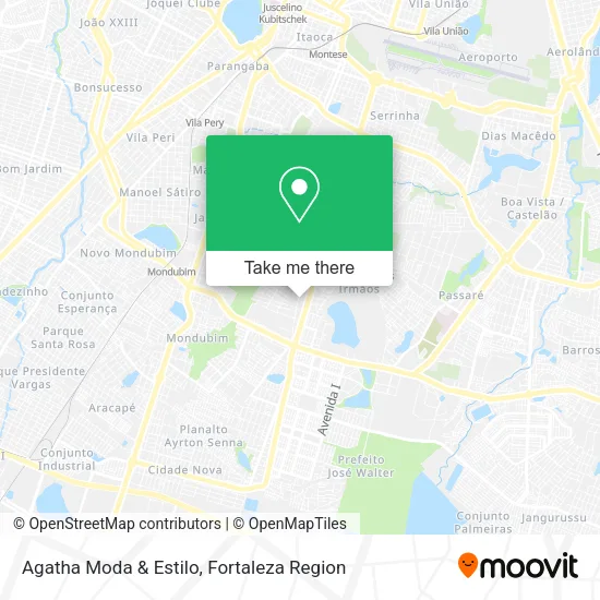 Agatha Moda & Estilo map