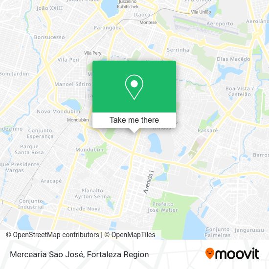 Mercearia Sao José map