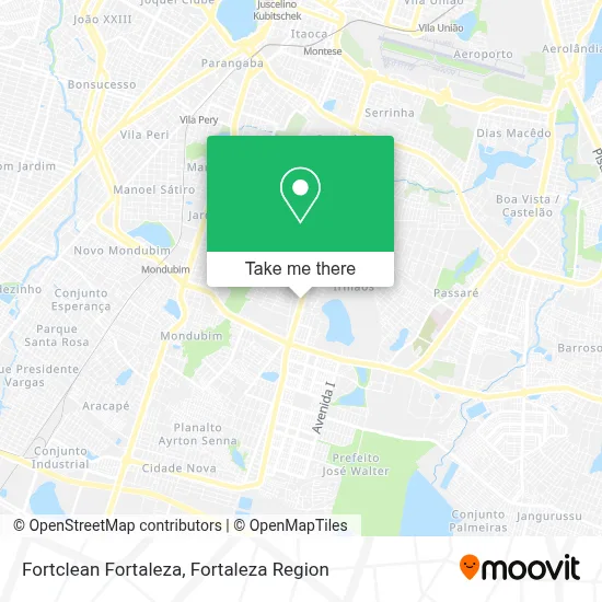 Fortclean Fortaleza map