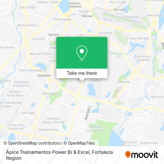 Ápice Treinamentos Power Bi & Excel map