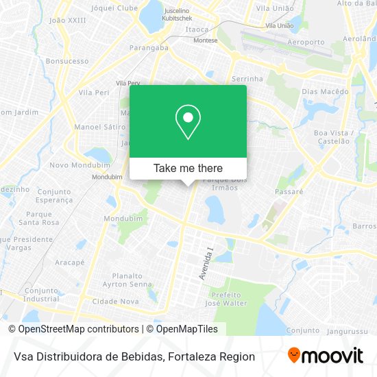 Vsa Distribuidora de Bebidas map