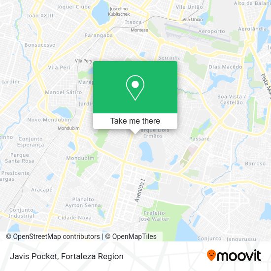 Javis Pocket map