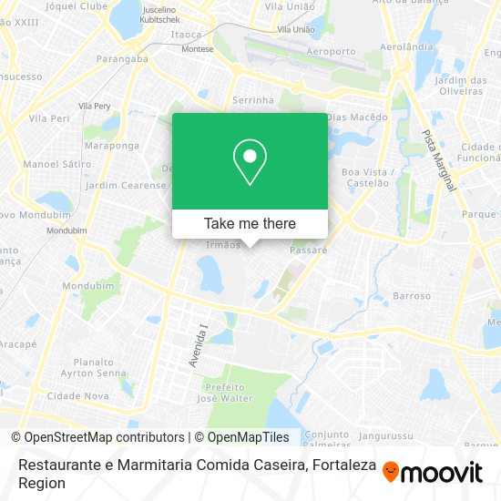 Restaurante e Marmitaria Comida Caseira map