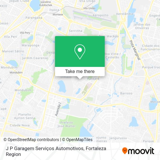 J P Garagem Serviços Automotivos map