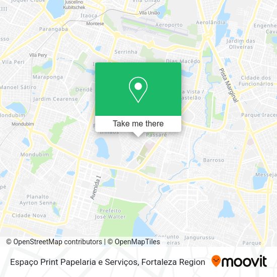 Espaço Print Papelaria e Serviços map