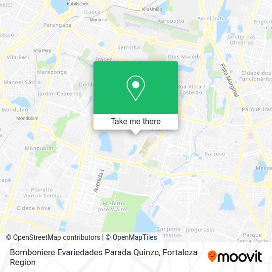Bomboniere Evariedades Parada Quinze map