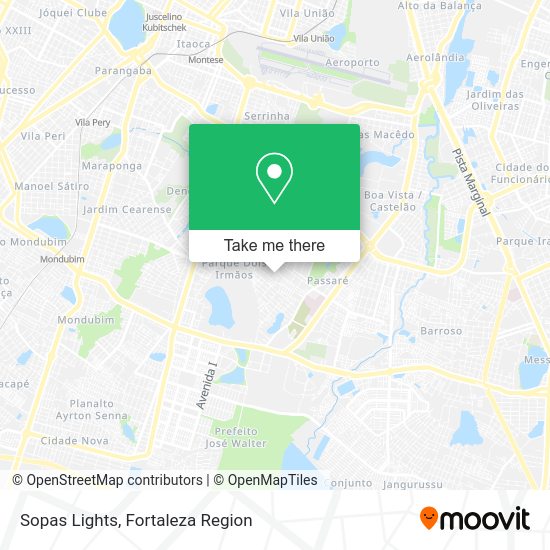 Sopas Lights map