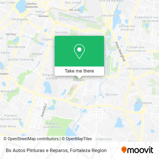 Bs Autos Pinturas e Reparos map