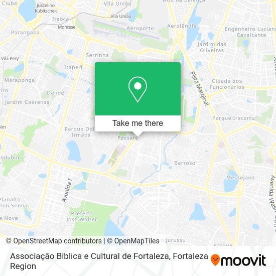 Associação Biblica e Cultural de Fortaleza map