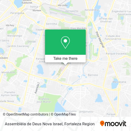 Assembléia de Deus Nova Israel map