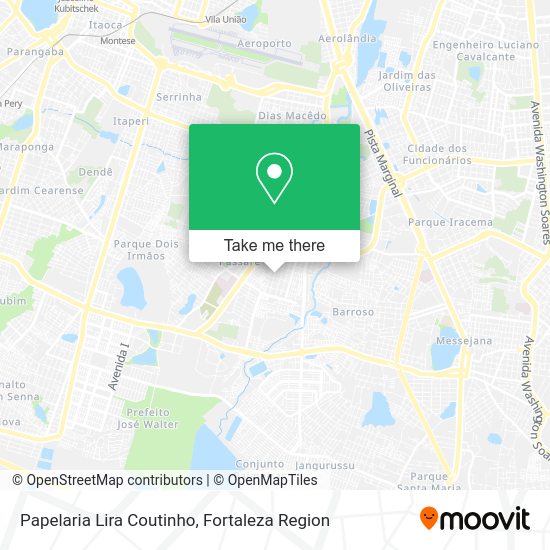Papelaria Lira Coutinho map