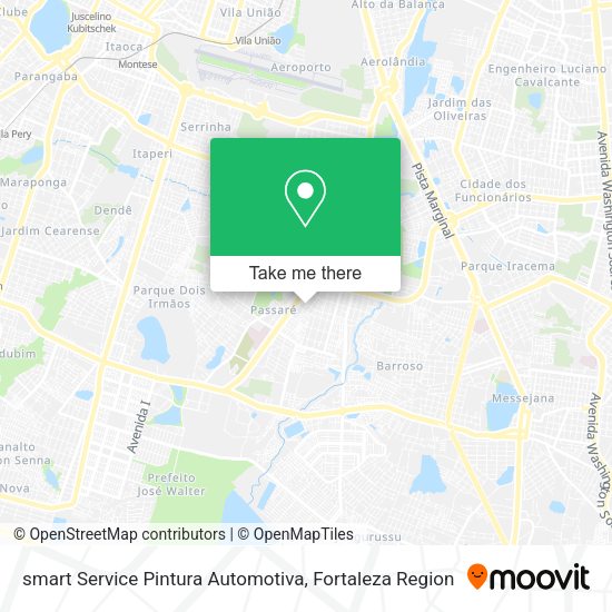 smart Service Pintura Automotiva map