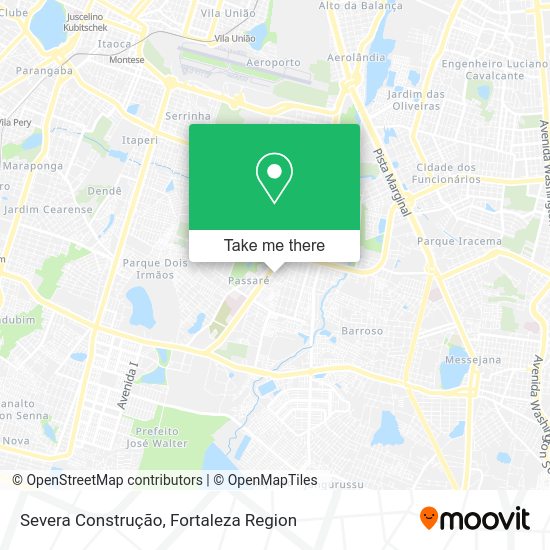 Severa Construção map