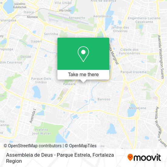 Assembleia de Deus - Parque Estrela map