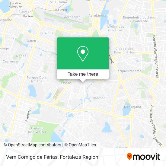 Vem Comigo de Férias map