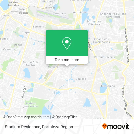 Stadium Residence map