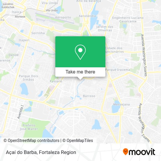 Açaí do Barba map