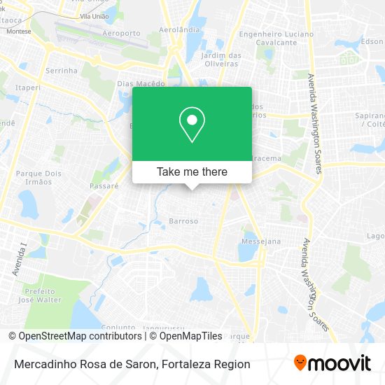 Mercadinho Rosa de Saron map