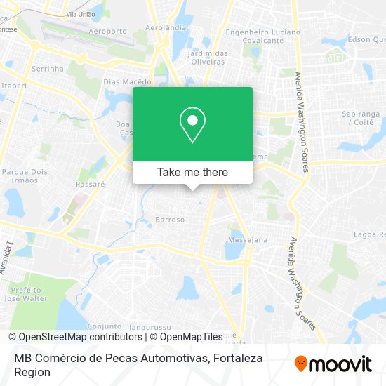 MB Comércio de Pecas Automotivas map