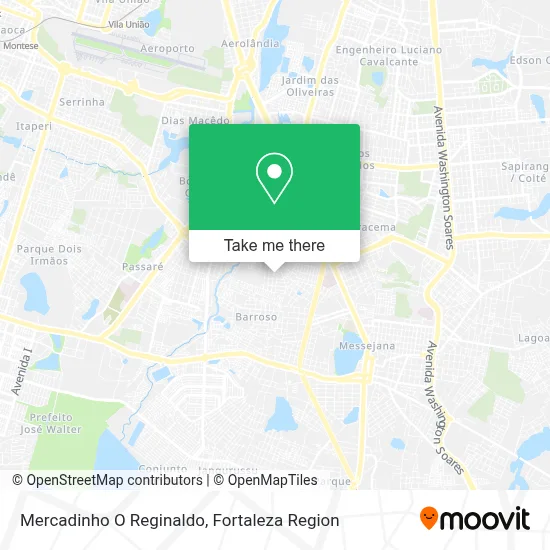 Mercadinho O Reginaldo map