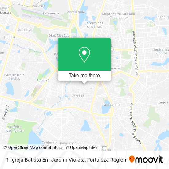 1 Igreja Batista Em Jardim Violeta map