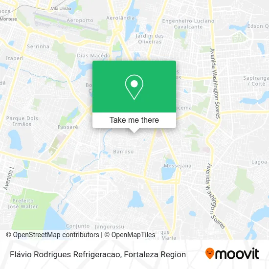 Flávio Rodrigues Refrigeracao map