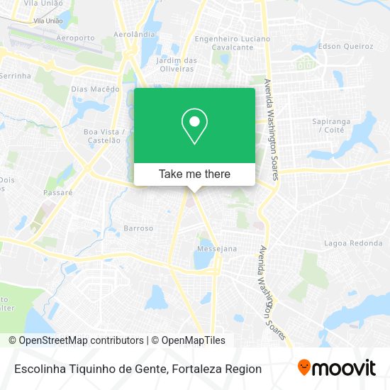 Escolinha Tiquinho de Gente map
