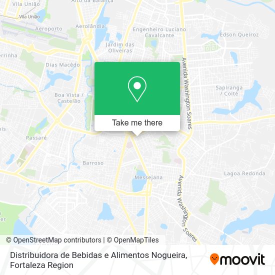 Distribuidora de Bebidas e Alimentos Nogueira map