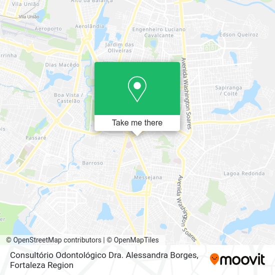 Consultório Odontológico Dra. Alessandra Borges map