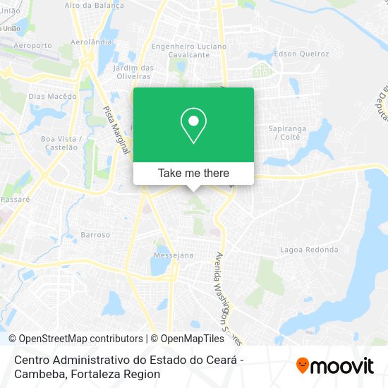 Centro Administrativo do Estado do Ceará - Cambeba map