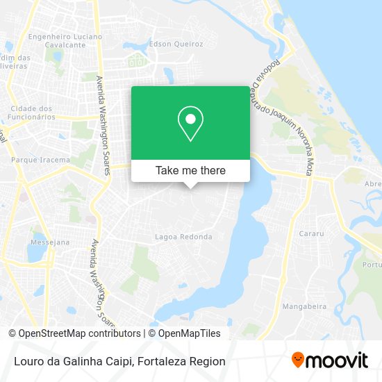 Louro da Galinha Caipi map