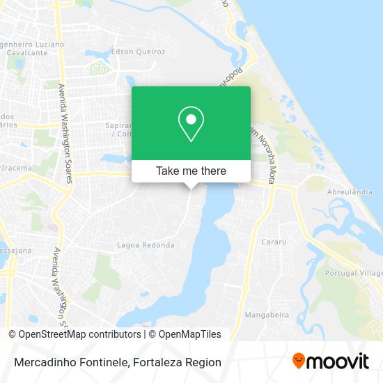 Mercadinho Fontinele map