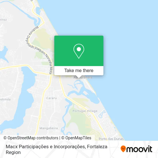Macx Participações e Incorporações map