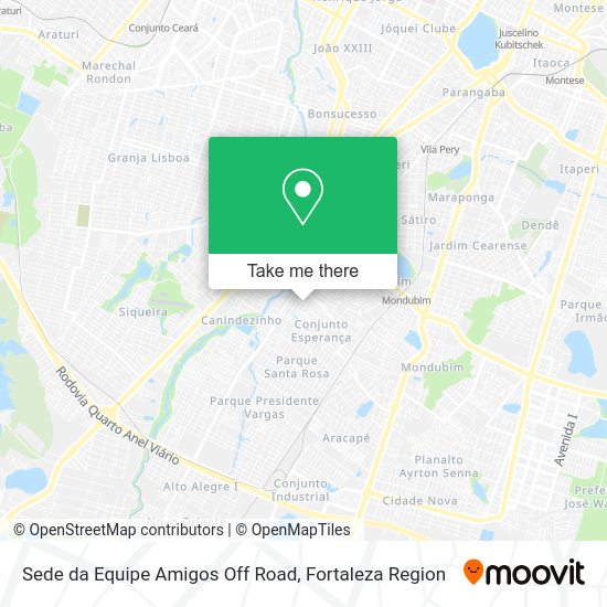 Sede da Equipe Amigos Off Road map