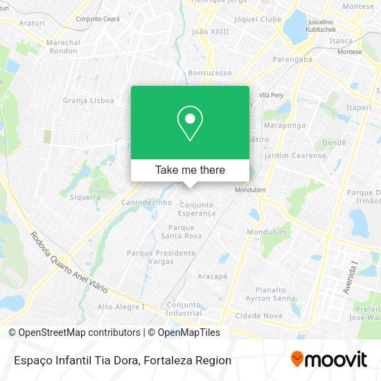 Espaço Infantil Tia Dora map