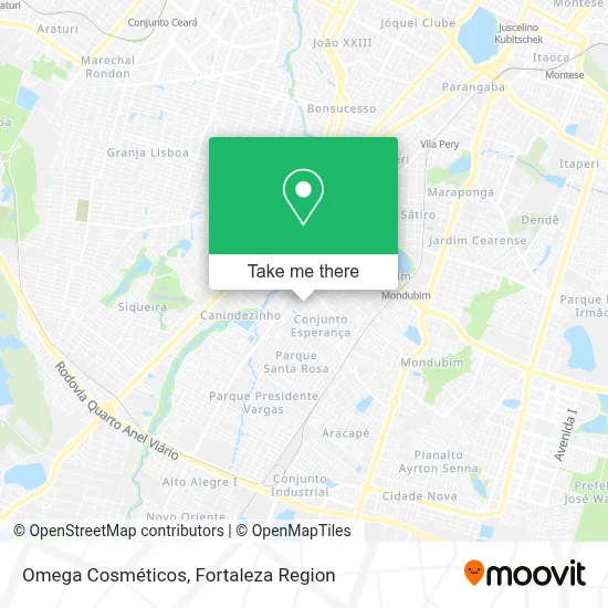 Omega Cosméticos map