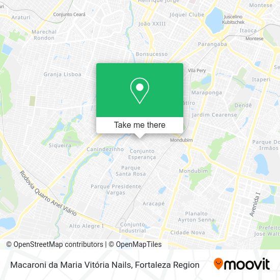 Macaroni da Maria Vitória Nails map