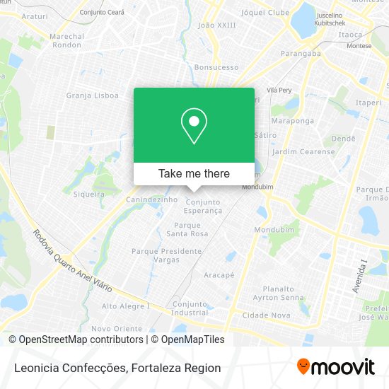Leonicia Confecções map