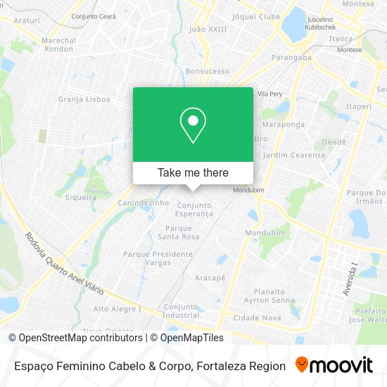 Espaço Feminino Cabelo & Corpo map