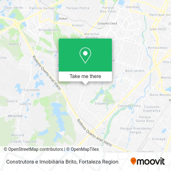 Construtora e Imobiliária Brito map