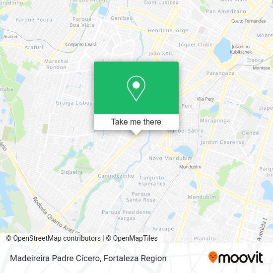 Madeireira Padre Cícero map